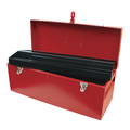 Urrea Tool Box, Steel, Red, 25 in W x 9-1/2 in D x 9-1/2 in H D7